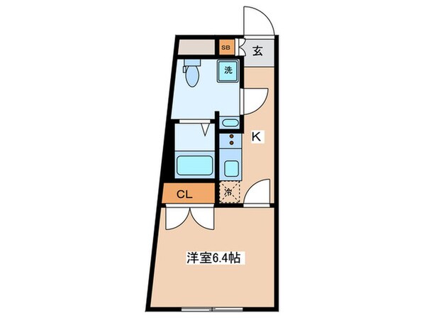 VISTA田端の物件間取画像